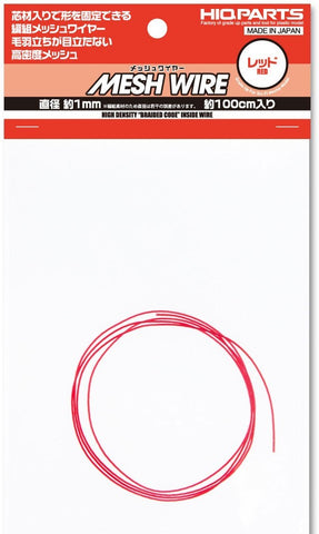 HIQParts Mesh Wire Red (100cm)