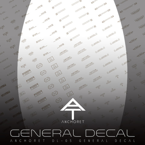 Anchoret DL-05 Warning Decals Light Grey