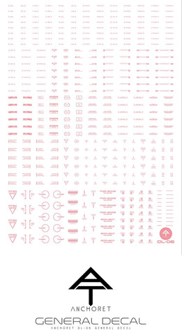 Anchoret DL-06 Decals Limited Pink