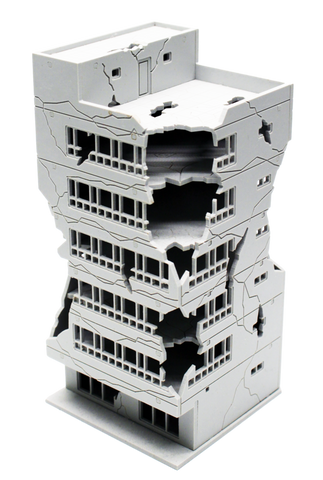 1/144 Destroyed Building 3
