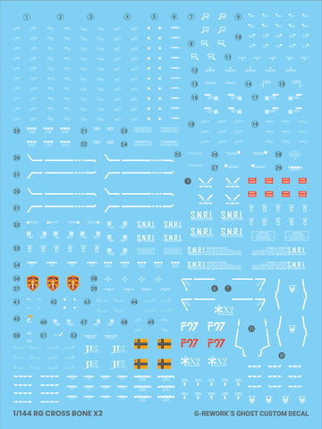 G-Rework RG Crossbone X2 Decals