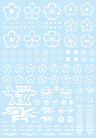 HIQParts Sakura Decal White