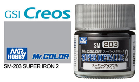 Mr. Color Super Metallic SM203 Super Iron 2 10ml
