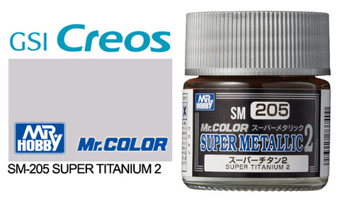 Mr. Color Super Metallic SM205 Super Titanium 2 10ml