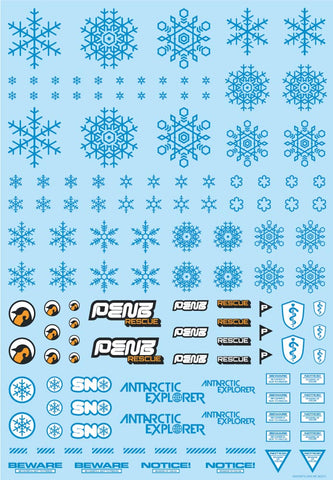 HIQParts Snow Decal Blue