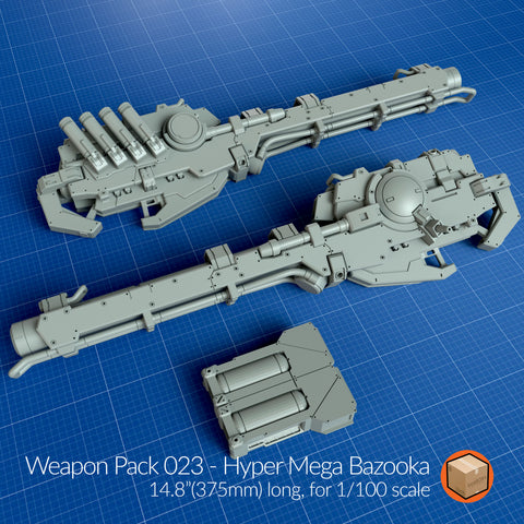 LootBOX+ Weapon Pack 023 Hyper Mega Bazooka