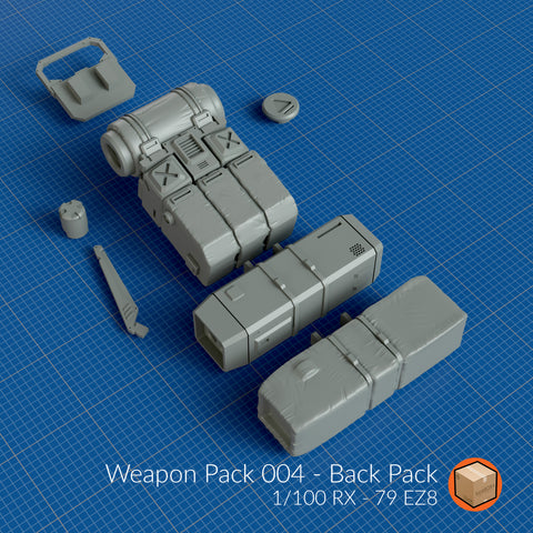 LootBOX+ Weapon Pack 004 Backpack - RX78/EZ8