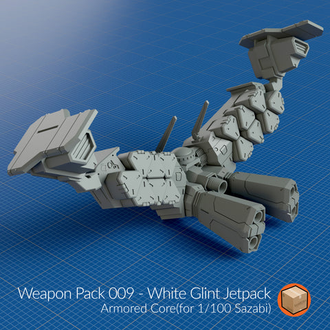 LootBOX+ Weapon Pack 009 White Glint Jetpack