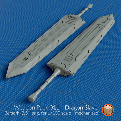 LootBOX+ Weapon Pack 011 Dragon Slayer Berserk