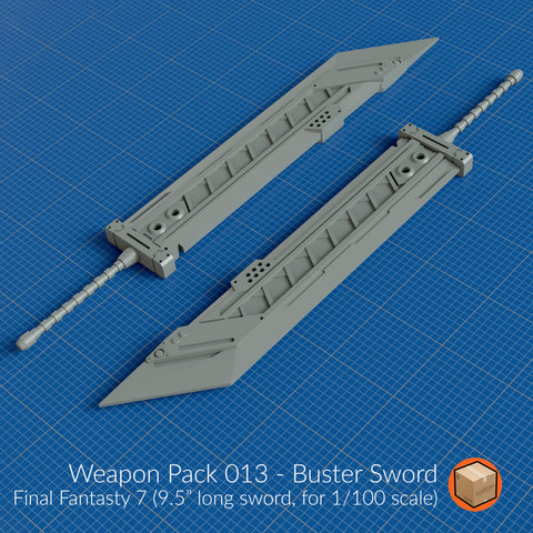 LootBOX+ Weapon Pack 013 Cloud's Buster Sword