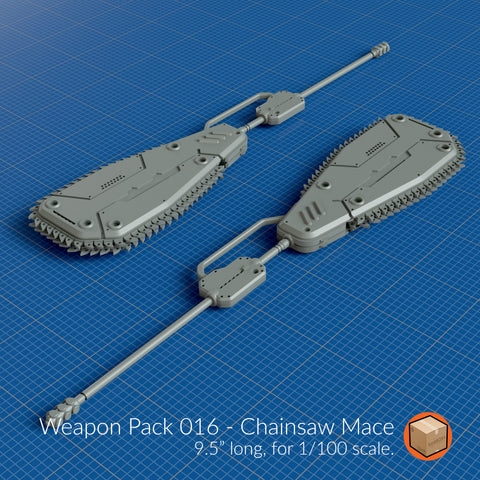 LootBOX+ Weapon Pack 016 Chainsaw Mace