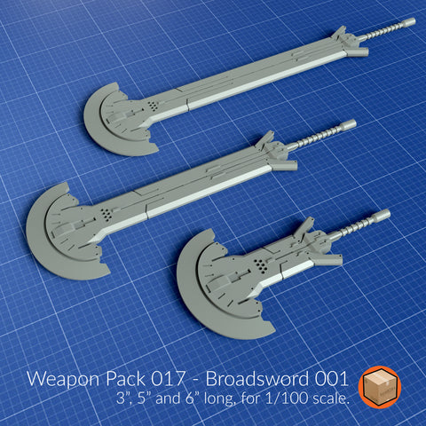 LootBOX+ Weapon Pack 017 Broadsword 01