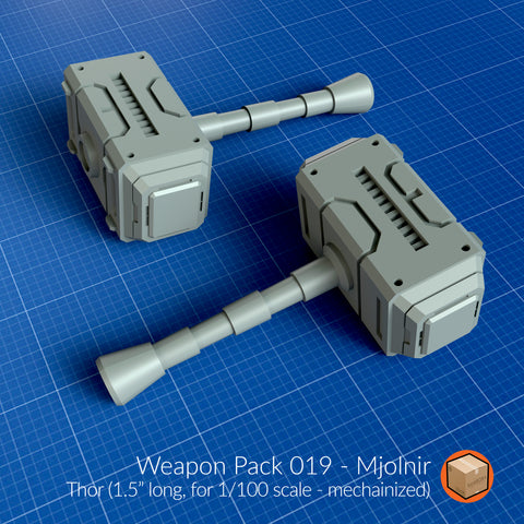LootBOX+ Weapon Pack 019 Mechanized Mjolnir