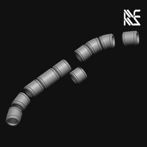 MCMS Power Pipes for MG/HG Zaku II