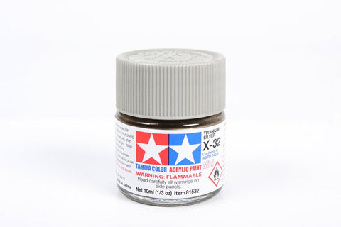 Tamiya X-32 Titanium Silver 10ml