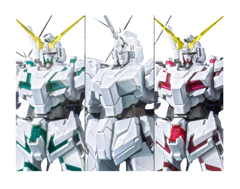 MG RX-0 Unicorn Gundam (Red or Green Twin Frame Edition) (Titanium Finish)