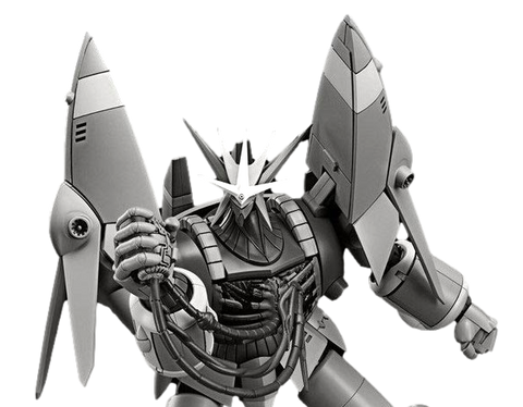 Aoshima 1/1000 Gunbuster Black Hole Starship Black and White (Limited Edition)