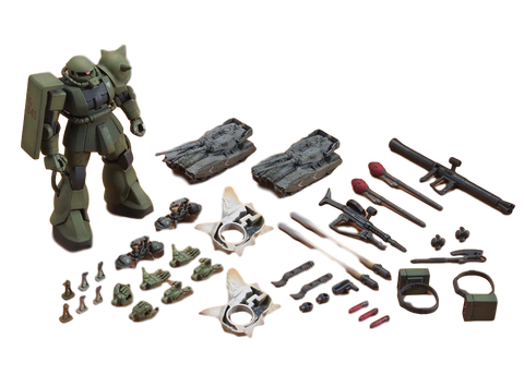HG MS-06 Zaku The Ground War Set