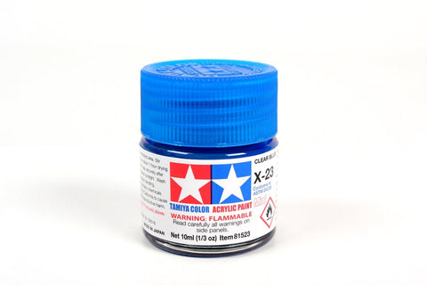 Tamiya X-23 Clear Blue 10ml