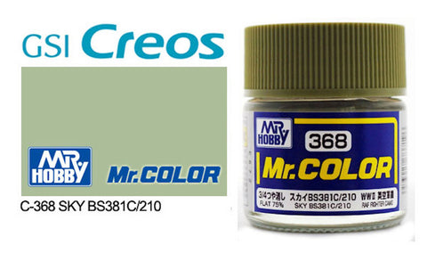 Mr. Color C368 75% Flat Sky (BS381C/210) 10ml
