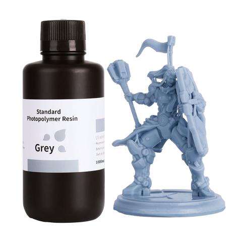 Elegoo Standard LCD UV-Curing Photopolymer Rapid Resin Grey 1000g