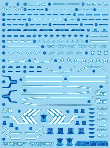 Delpi Decal MG Exia Repair 3 - [HOLO]