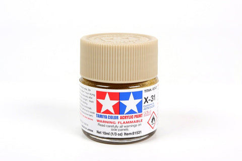 Tamiya X-31 Titanium Gold 10ml