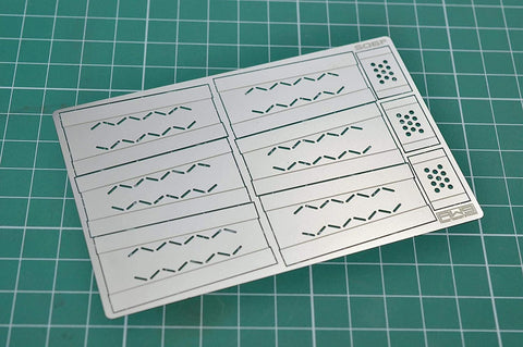 S06F Photo Etch Masking Stencil for MG Nu Fin Funnels (6PCS)