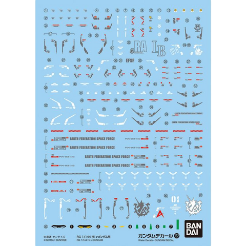 GD-132 RG Hi-Nu Gundam Decals