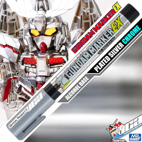 Gundam Marker EX XGM100 Plated Silver
