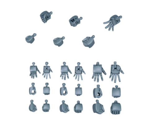 HGBC 025 Jigen Build Knuckles (Round)