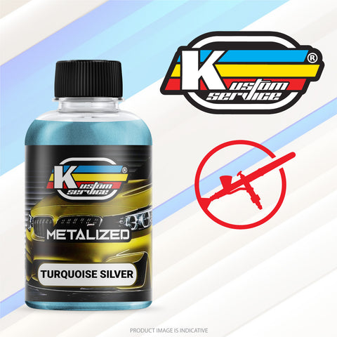Kustom Service Metalized Turquoise Silver 30ml