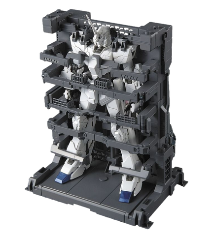 MG Unicorn Gundam HD Color + MS Cage