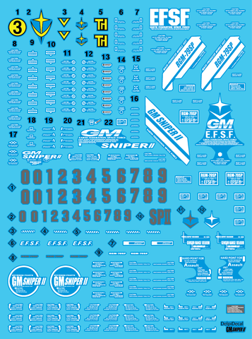 Delpi Decal MG GM Sniper II