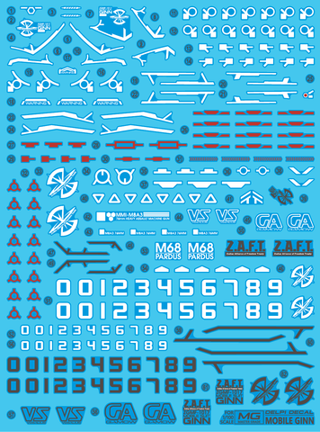 Delpi Decal MG Mobile Ginn