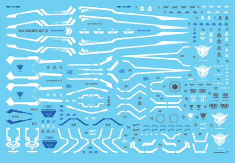 Delpi Decal MG 00 QAN[T] Full Saber