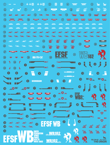 Delpi Decal MG RX-78-2 The Origin