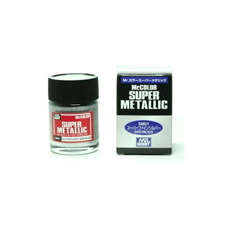 Mr. Color Super Metallic SM01 Super Fine Silver 10ml