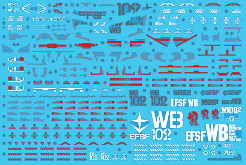 Delpi Decal PG Unleashed RX-78-2 - [Manual Ver.]