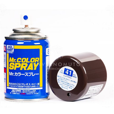 Mr. Color Spray S41 3/4 Flat Red Brown 40ml