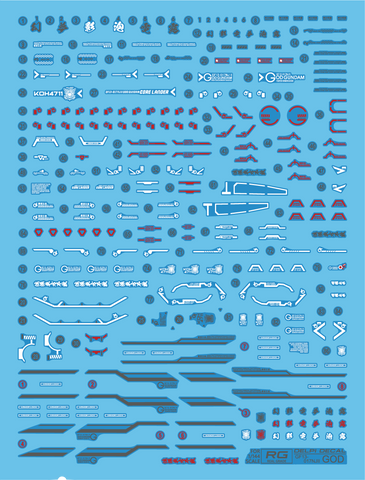 Delpi Decal RG God Gundam