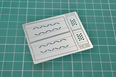 S06 Photo Etch Masking Stencil for MG Nu Fin Funnels (2PCS)