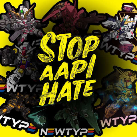 Newtype Stickers to #StopAsianHate
