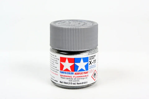 Tamiya X-11 Chrome Silver 10ml